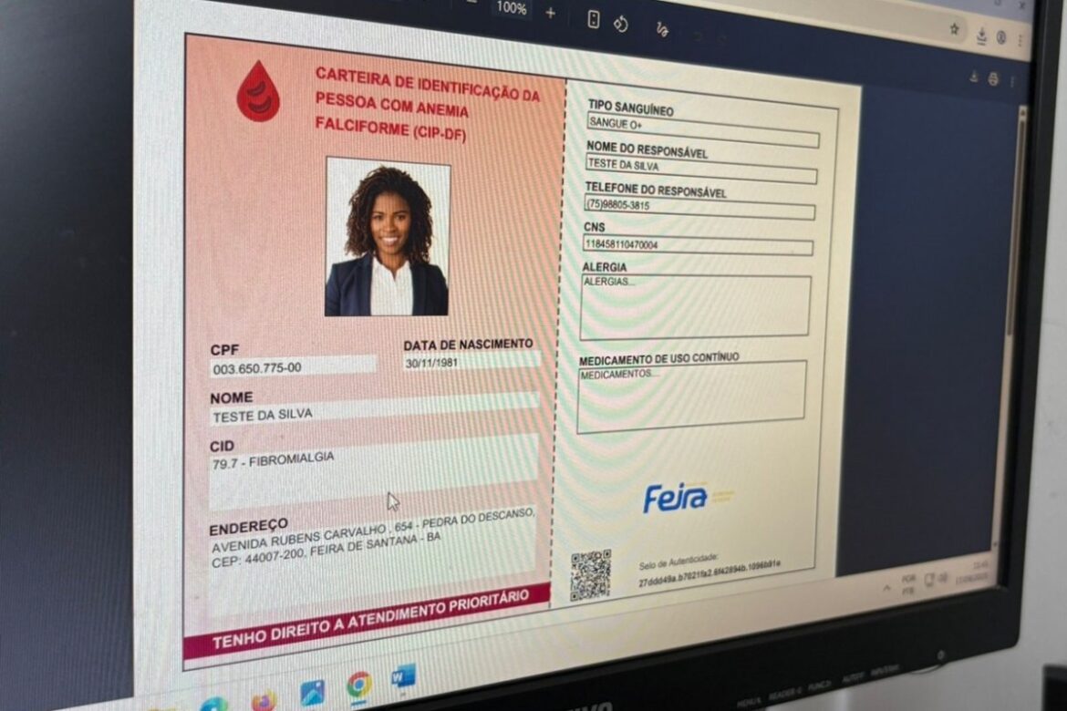 feira-de-santana-passa-a-emitir-carteira-de-identificacao-para-pessoas-com-anemia-falciforme