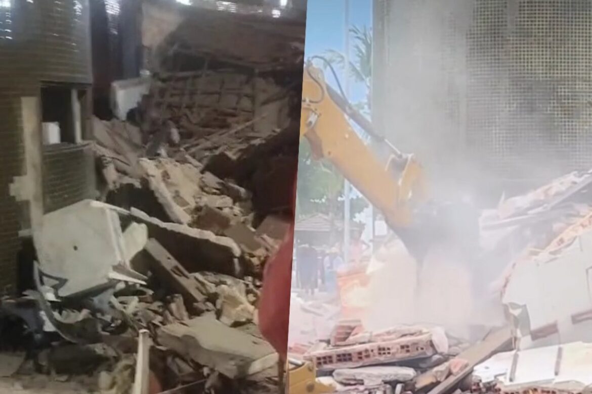 video:-explosao-destroi-quiosque-na-orla-de-madre-de-deus;-complexo-de-barracas-e-interditado