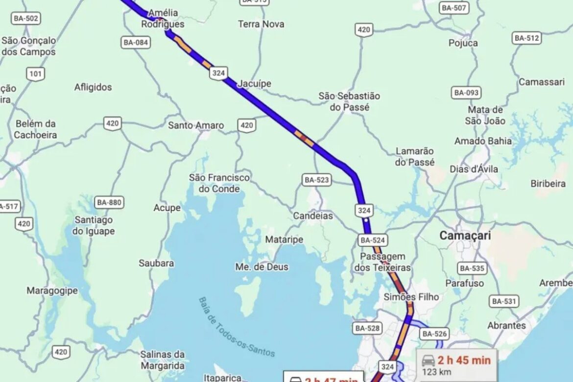 saida-de-salvador-na-br-324-tem-transito-intenso-devido-a-festejos-juninos