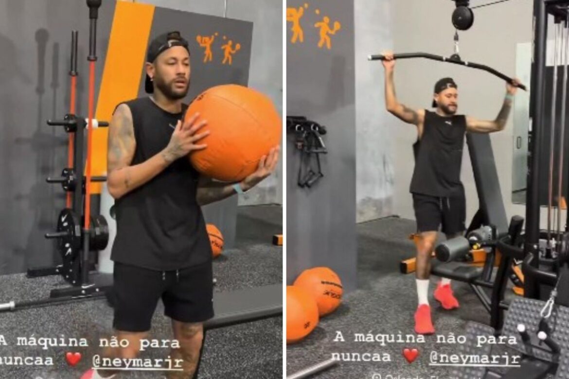 video:-apos-eliminacao-do-brasil-na-copa,-neymar-posta-video-fazendo-exercicio-de-forma-“diferente”